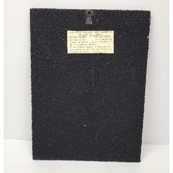 Aztec God of Wind Mythological God Ehecatl Volcanic Stone 3D Wall Art Mexico - Picture 11 of 13